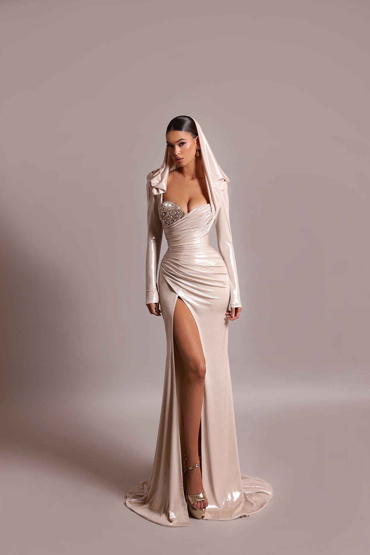 “Crimson Eclipse” Dress