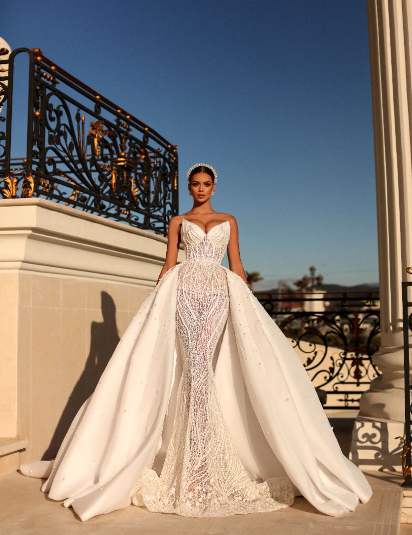 "Rosy Twilight" Dress - FJOLLA HAXHISMAJLI OFFICIAL