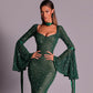 Hydra emerald dress