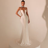 Erica - Halter Cutout Gown - FJOLLA HAXHISMAJLI OFFICIAL