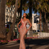 Malea - Crystal embellished gown