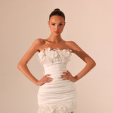 Bianca – Draped Mini Dress - FJOLLA HAXHISMAJLI OFFICIAL
