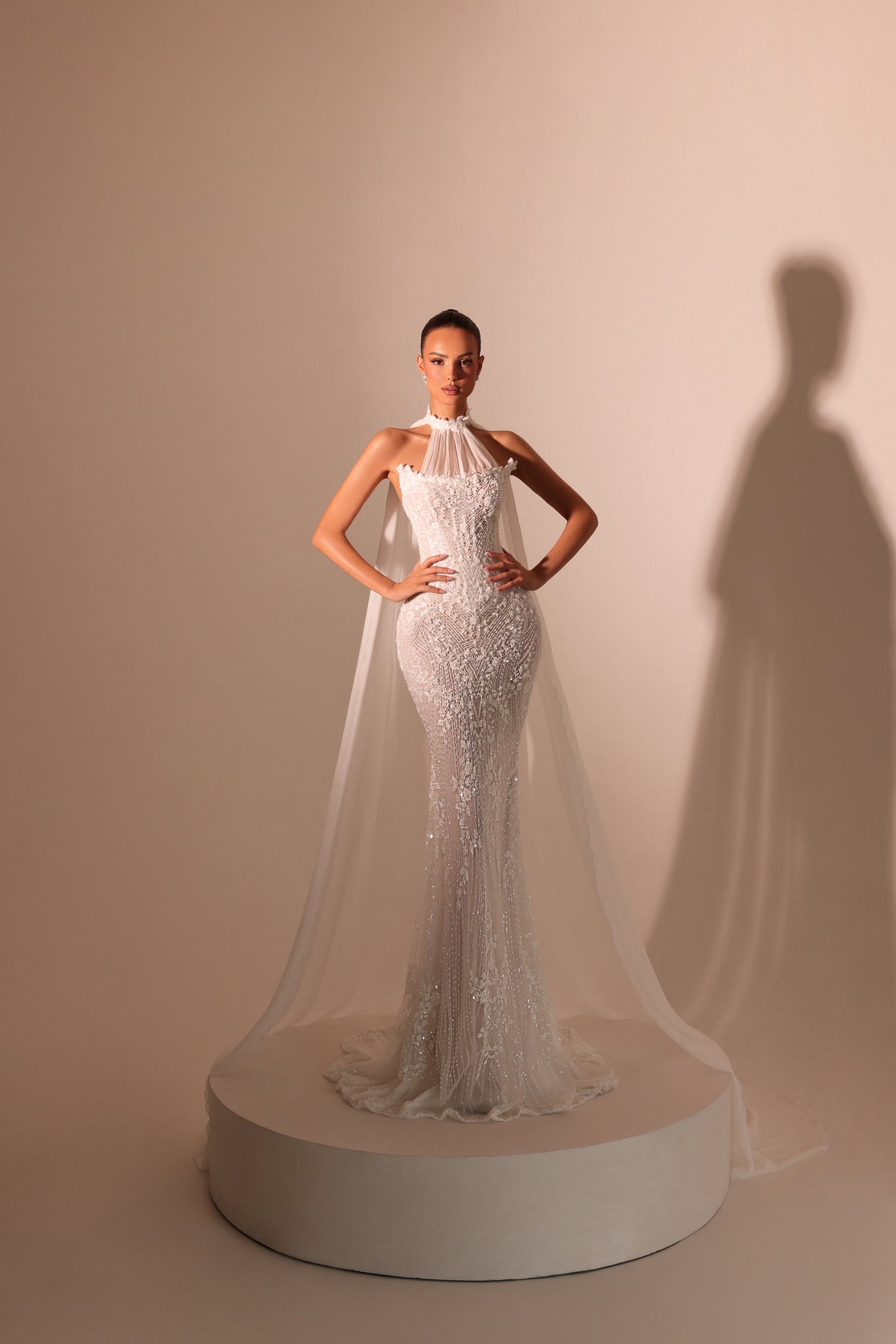 Marianna - Halter Mermaid Gown - FJOLLA HAXHISMAJLI OFFICIAL