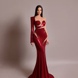 “Velvet Cosmos” Dress - FJOLLA HAXHISMAJLI OFFICIAL