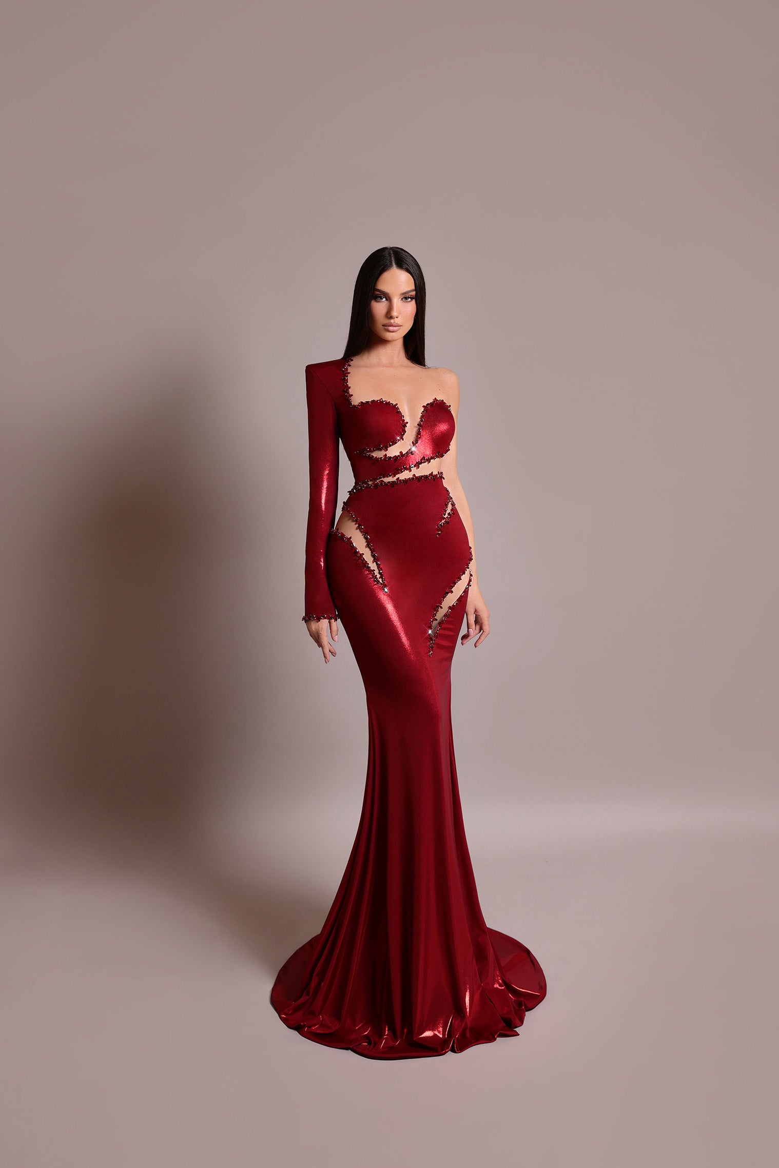 “Velvet Cosmos” Dress - FJOLLA HAXHISMAJLI OFFICIAL