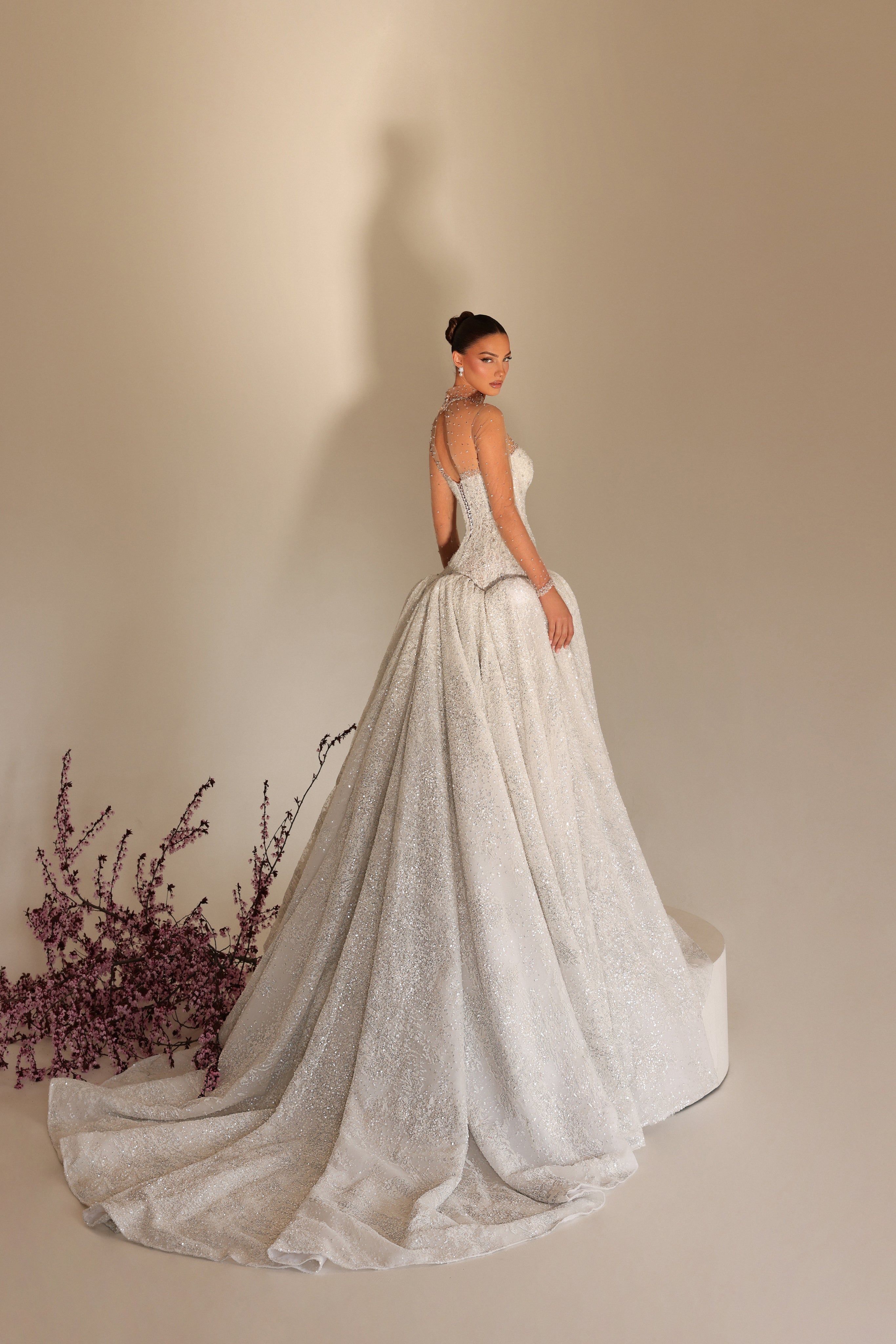 Sarah - Crystal Corset Gown - FJOLLA HAXHISMAJLI OFFICIAL
