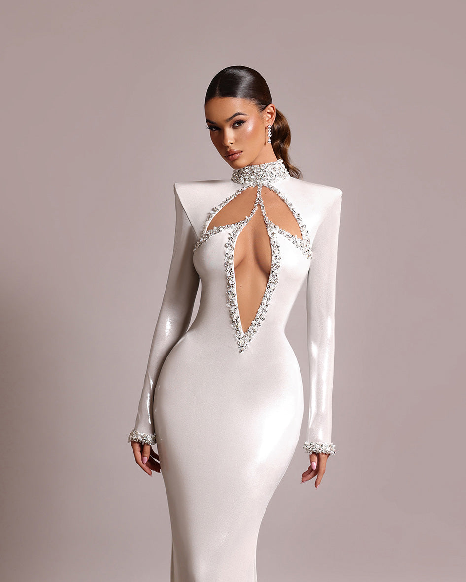 “Twilight Charm” Dress - FJOLLA HAXHISMAJLI OFFICIAL