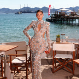 Lunèa - 3D floral gown