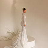Elma - Lace Mermaid Gown - FJOLLA HAXHISMAJLI OFFICIAL