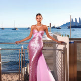 Kayla - Draped corset mermaid gown
