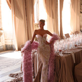 Leontina - Sculpted embellished gown