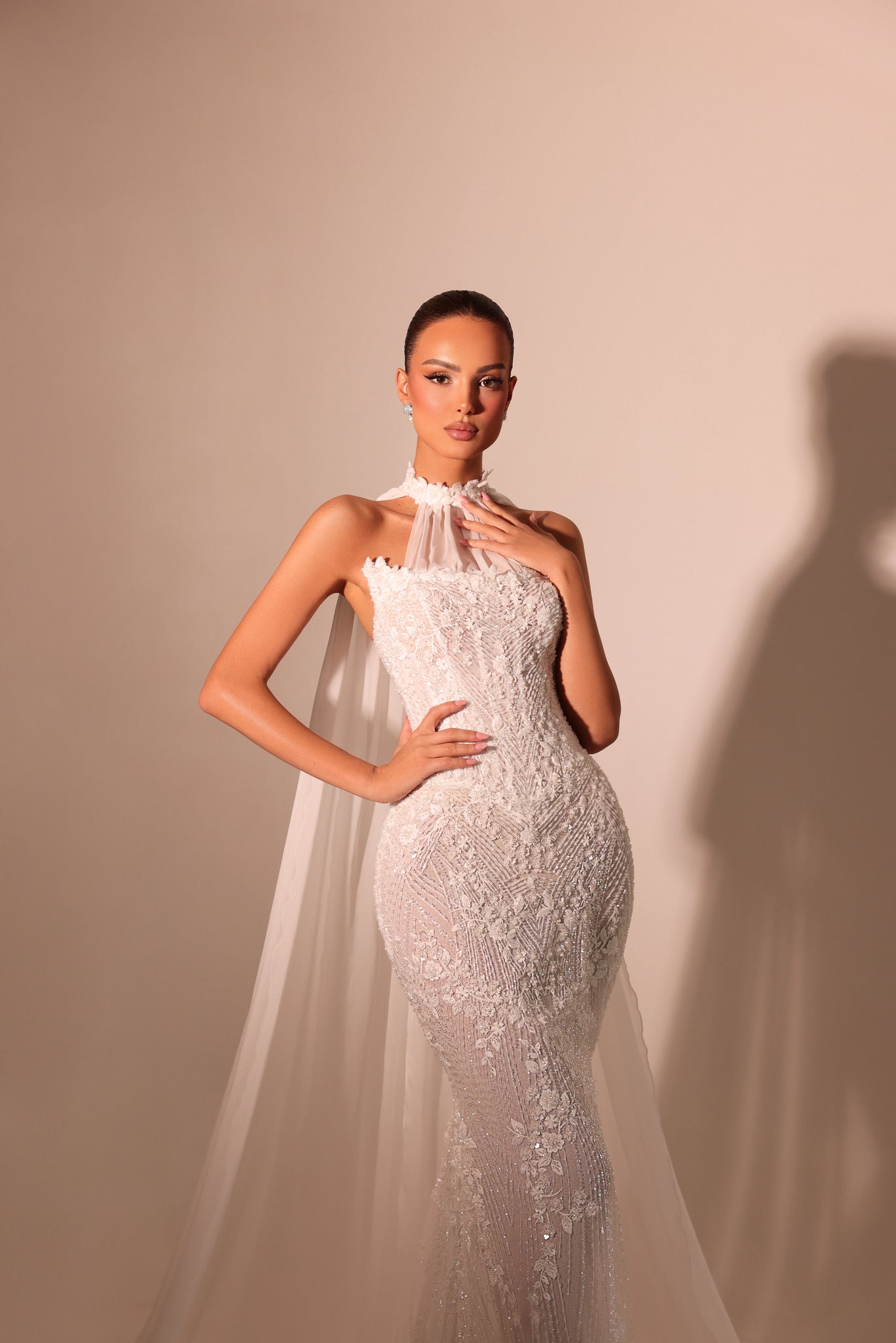 Marianna - Halter Mermaid Gown - FJOLLA HAXHISMAJLI OFFICIAL