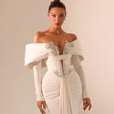 Alessandra – Off Shoulder Gown - FJOLLA HAXHISMAJLI OFFICIAL