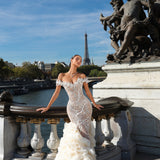 Aphrodita - Crystal Ruffle Mermaid Gown