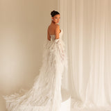 Katalina - Feather Gown - FJOLLA HAXHISMAJLI OFFICIAL