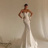 Alenya - Embellished off shoulder gown - FJOLLA HAXHISMAJLI OFFICIAL