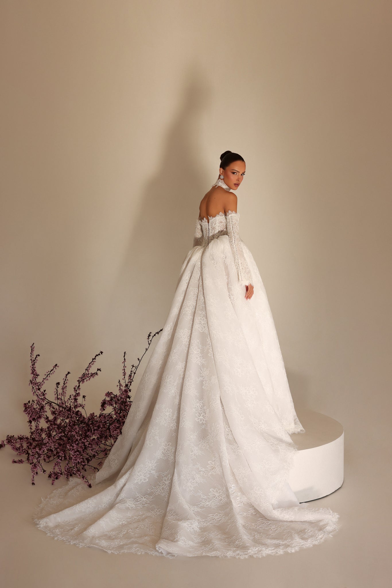 Matiana - Strapless Embroidered Gown - FJOLLA HAXHISMAJLI OFFICIAL
