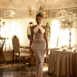 "Navy" Dress - FJOLLA HAXHISMAJLI OFFICIAL