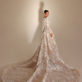 Reina - Lace A-Line Gown - FJOLLA HAXHISMAJLI OFFICIAL
