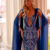 Blue Orchidea Dress