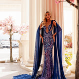 Blue Orchidea Dress