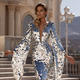 "Sophisticated Wrap" Dress - FJOLLA HAXHISMAJLI OFFICIAL