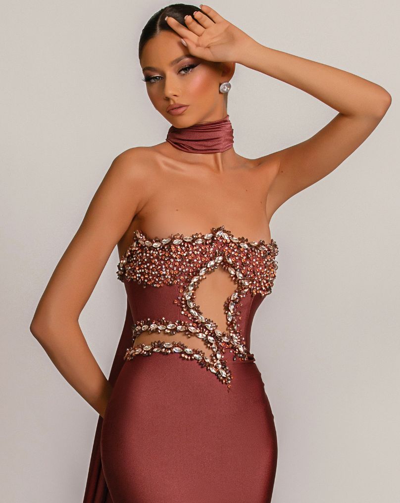 "Cherry Blossom Joy" Dress - FJOLLA HAXHISMAJLI OFFICIAL